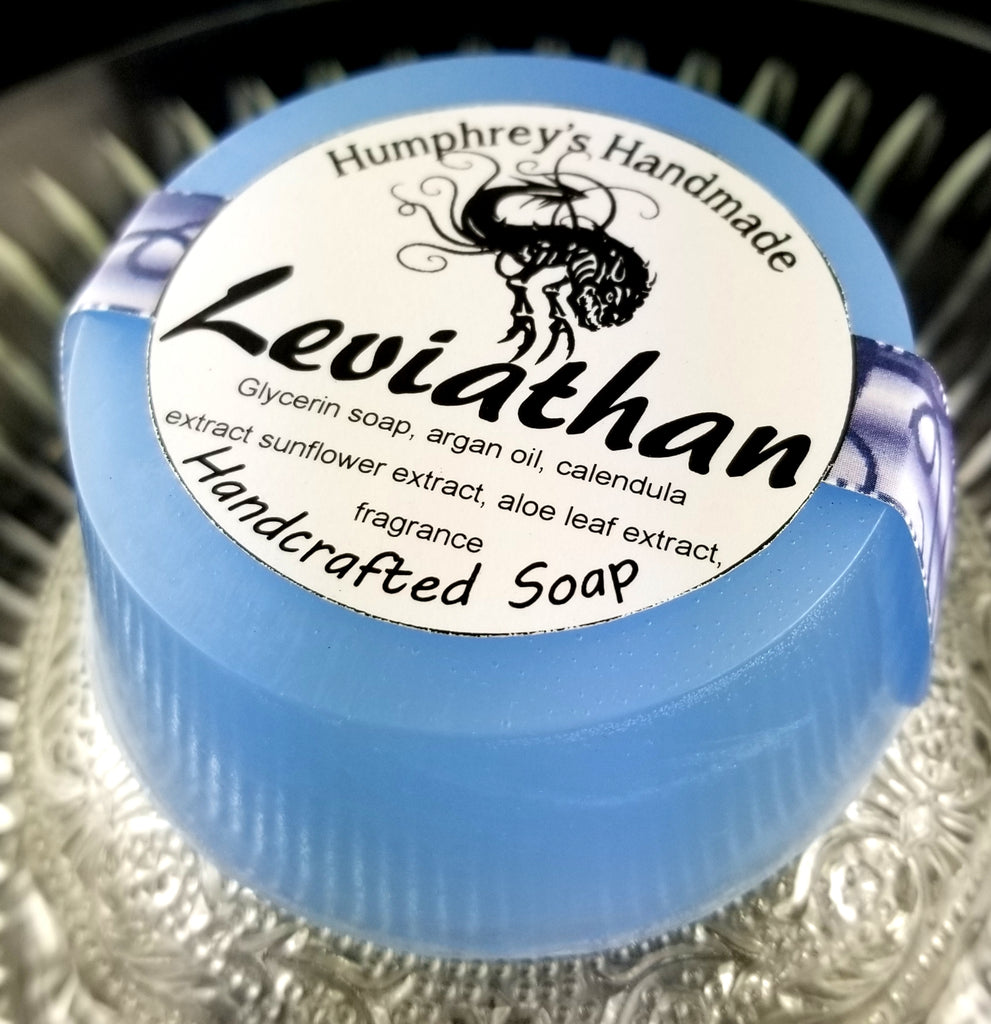 LEVIATHAN Oud & Ocean Soap Unisex Glycerin Shave Soap Humphrey's