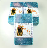 TROLL Cold Process Soap | Cool Water and Aloe Scent | Exfoliating Salt and Oatmeal