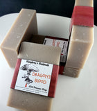 DRAGONS BLOOD Process Soap | Amber | Vanilla | Patchouli | Orange | Unisex