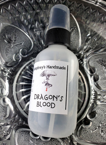 DRAGON'S BLOOD Men's Body Spray | Amber Vanilla Patchouli