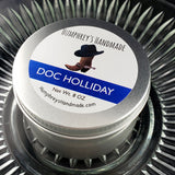 DOC HOLLIDAY Candle | Huckleberry Scent | Hand Poured Soy Wax | 8 oz