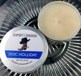 DOC HOLLIDAY Candle | Huckleberry Scent | Hand Poured Soy Wax | 8 oz