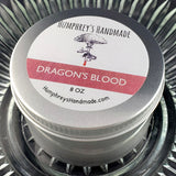 DRAGON'S BLOOD Candle | Amber Vanilla Patchouli Scent | Hand Poured Soy Wax | 8 oz | USA Made