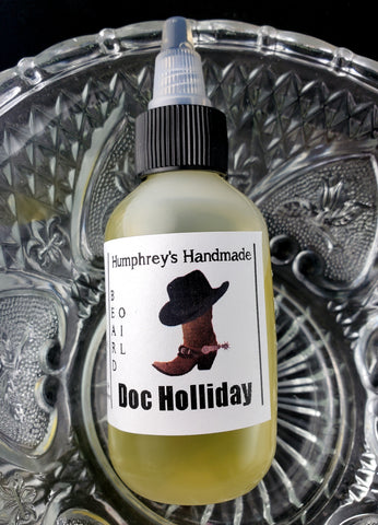 DOC HOLLIDAY Beard Oil | Huckleberry Scent | Sweet Berry | 2 oz