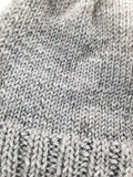 Men's GRAY Yak Wool Winter Hat | Hand Knitted Winter Beanie | Unisex | USA Made