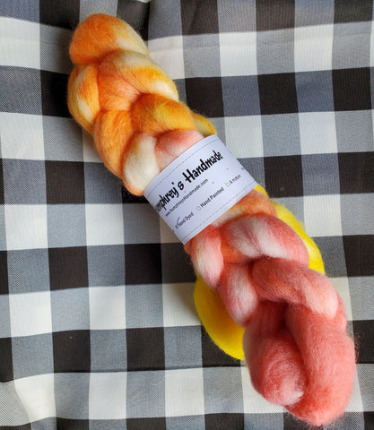 Merino Wool Roving for Felting and Spinning - The Yellows