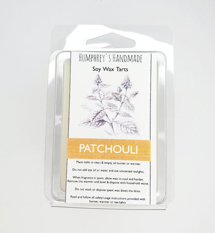 PATCHOULI Scented Wax Melts | Soy Wax Tarts | Hand Poured Soy Wax | USA Made