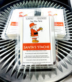 SANTA'S 'STACHE Wax Melts | Cherrywood Tobacco Soy Wax Tarts | Hand Poured Christmas Soy Wax | USA Made