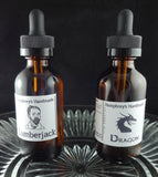 Large Jojoba Cologne or Beard Oil | 2 oz | Roll On Refill | Amber Glass Bottle Dropper - Humphrey's Handmade