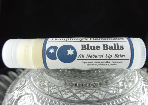 BLUE BALLS Lip Balm | Blueberry Pie Flavor - Humphrey's Handmade