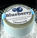BLUEBERRY Oatmeal Soap | Exfoliating Mechanics or Gardeners Bar - Humphrey's Handmade