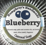 BLUEBERRY Oatmeal Soap | Exfoliating Mechanics or Gardeners Bar - Humphrey's Handmade