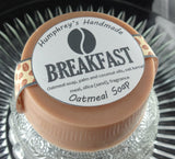 BREAKFAST Exfoliating Oatmeal Soap | Unisex | Coffee Bean Scent | - Humphrey's Handmade