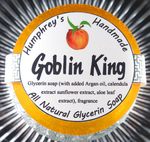 GOBLIN KING Soap | Peach Scent | Fresh Georgia Peaches - Humphrey's Handmade