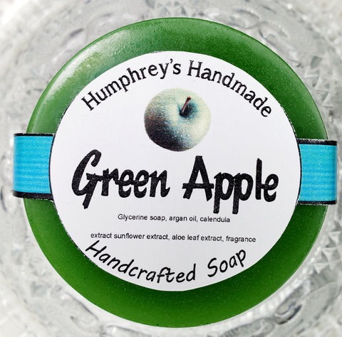 GREEN APPLE Soap | Granny Smith Apple Scent | Unisex | Beard Wash | Shave Soap