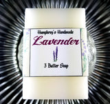 LAVENDER Three Butter Soap | Essential Oil | Colorant and Fragrance Free - Humphrey's Handmade