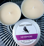 NEVERMORE Candle | Pumpkin Oud Scent | Hand Poured Soy Wax | 8 oz | USA Made