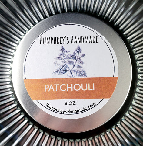 PATCHOULI Candle | Hand Poured Soy Wax | 8 oz