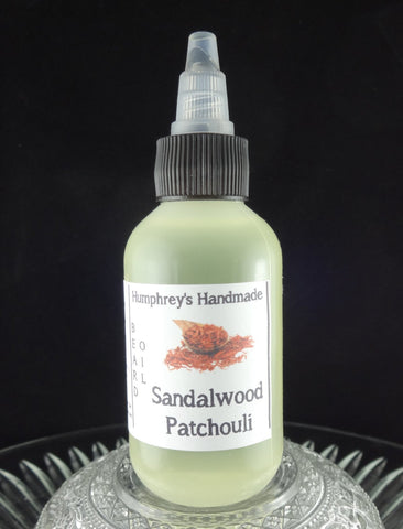 SANDALWOOD PATCHOULI Beard Oil | 2 oz - Humphrey's Handmade