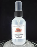 SANDALWOOD PATCHOULI Body Spray | 2 oz | Linen Spray | Room Spray - Humphrey's Handmade