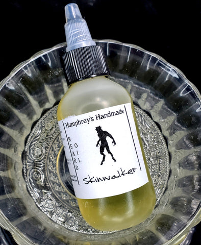 SKINWALKER Beard Oil | Birchwood and Oud | Cypress Amber Ocean | 2 oz