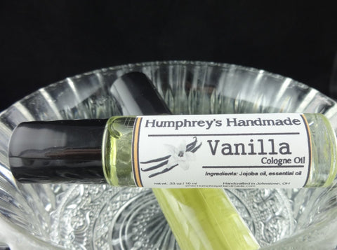 VANILLA Cologne Oil | Fragrance Oil | Warm Vanilla Sugar - Humphrey's Handmade