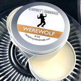 WEREWOLF Candle | Masculine Twilight Woods Type Scent | Cedar Vetiver Citrus | Soy Wax | 8 oz | USA Made