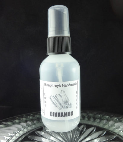 CINNAMON Body Spray | 2 oz | Unisex | Spicy | Room Spay - Humphrey's Handmade