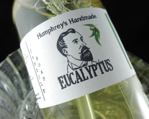 EUCALYPTUS Body Wash | Unisex | 8 oz | Men's Beard Soap | Castile Shower Gel - Humphrey's Handmade