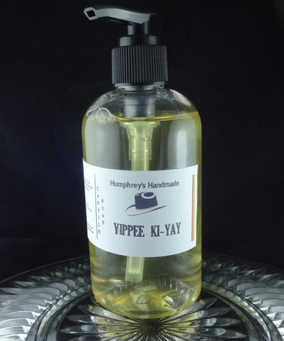 YIPPEE- KI YAY Men's Shower Gel | Castile Beard & Body Wash | 8 oz | Very Sexy for Men Type | Bergamot Sandalwood - Humphrey's Handmade