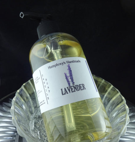 LAVENDER Body Wash | Unisex | 8 oz | Castile Liquid Soap | Essential Oil - Humphrey's Handmade