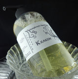 KRAKEN Men's Beard Wash & Body Wash | 8 oz | Aqua Di Geo Scent Castile Soap | Citrus | Rosemary | Jasmine | Wood | Ocean - Humphrey's Handmade
