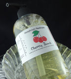 CHERRY BOMB Body Wash | 8 oz | Black Cherry Almond Scent | Women's Castile Soap - Humphrey's Handmade