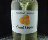 SWEET ORANGE Body Wash | 8 oz | Essential Oil Castile Soap | Unisex - Humphrey's Handmade