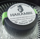 HARAMBE Shave Soap | Men's Gorilla Beard Wash | Bergamot | Sage | Musk - Humphrey's Handmade