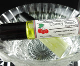 CHERRY BOMB Roll On Perfume | Black Cherry Almond | Golden Jojoba Oil - Humphrey's Handmade