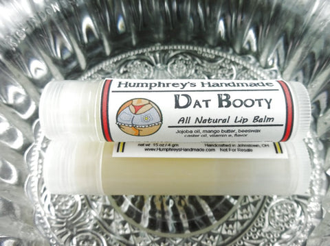 DAT BOOTY Lip Balm | Raspberry Glaze Flavor - Humphrey's Handmade