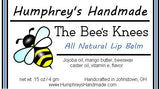 THE BEE'S KNEES Lip Balm | Tupelo Honey Flavor - Humphrey's Handmade