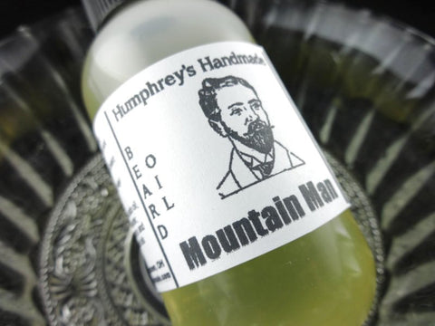 MOUNTAIN MAN Beard Oil | Lavender Peppermint Orange | Essential Oil | 2 oz - Humphrey's Handmade