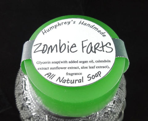 ZOMBIE FARTS Soap | Vanilla Scent | Shave & Shampoo Bar | Zombie Soap | Horror - Humphrey's Handmade