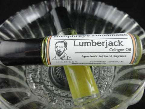 LUMBERJACK Cologne Oil | Sandalwood | Cedarwood - Humphrey's Handmade