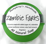 ZOMBIE FARTS Soap | Vanilla Scent | Shave & Shampoo Bar | Zombie Soap | Horror - Humphrey's Handmade