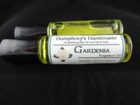 GARDENIA Roll On Perfume | Gardenia | Lily | Ylang | Jojoba Oil - Humphrey's Handmade