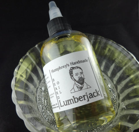 LUMBERJACK Beard Oil | Sandalwood | Cedarwood | 4 oz - Humphrey's Handmade