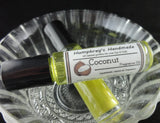 COCONUT Roll On Perfume | Tropical Perfume | Jojoba Oil - Humphrey's Handmade