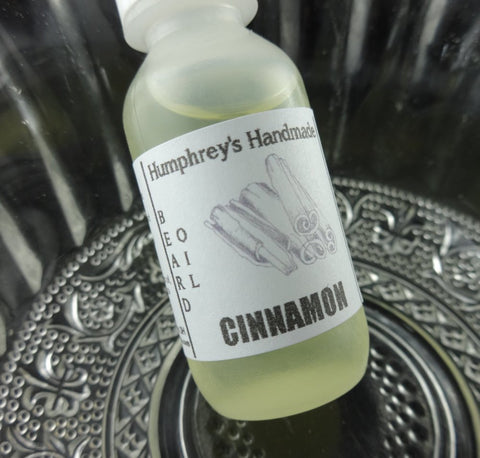 CINNAMON Beard Oil | Sample .5 oz | Spicy - Humphrey's Handmade