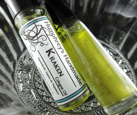 KRAKEN Cologne Oil | Men's Roll On | Aqua Di Geo Type - Humphrey's Handmade