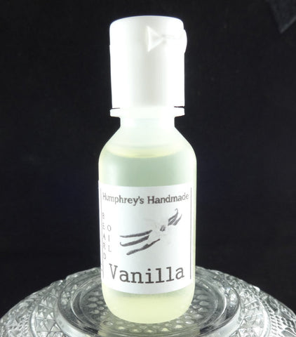 VANILLA Beard Oil | .5 oz Sample Size | Warm Vanilla Scent - Humphrey's Handmade