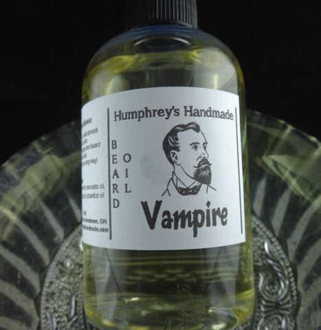 VAMPIRE Beard Oil | 4 oz | Blood Orange Essential Oil - Humphrey's Handmade