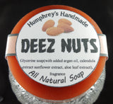 DEEZ NUTS Glycerin Soap | Honey Almond | Shave & Shampoo Soap | Beard Wash | Argan Oil - Humphrey's Handmade